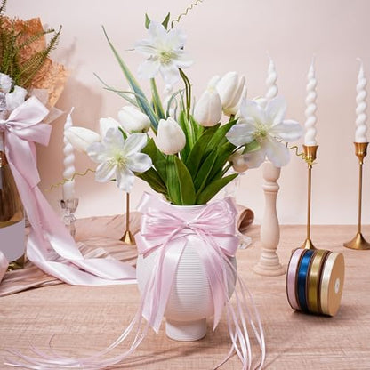 Light Pink Satin Ribbon 1 inch x 50 Yards