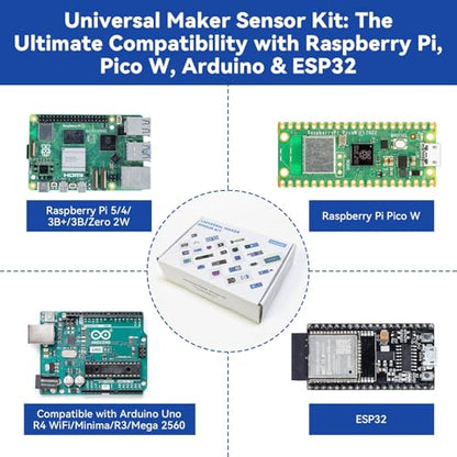 Universal Maker Sensor Kit Compatible with Arduino Mega 2560