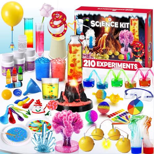 210 Experiments Science Kit for Kids Chemistry Set S.T.E.M Toy