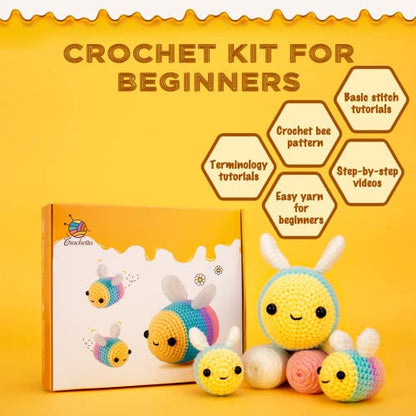 Crochet Kit for Beginners (3 Count)