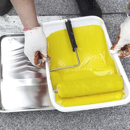 11 Pack 9 inch Disposable Plastic Paint Roller Tray