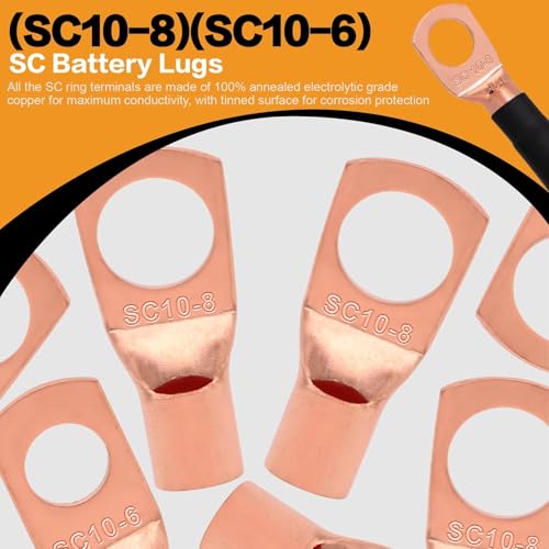 8 Gauge Wire Copper Aluminum CCA 50FT