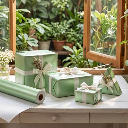 Sage Green Matte Wrapping Paper