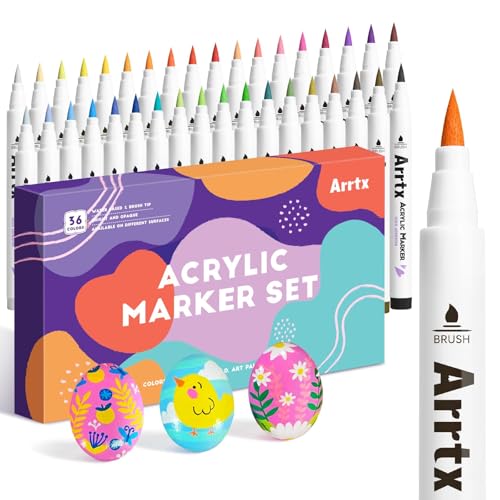 36 Colors Acrylic Marker for Rock Painting