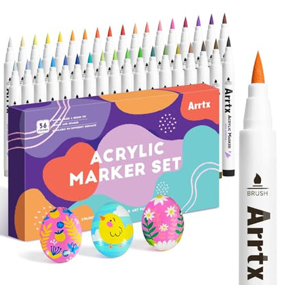 36 Colors Acrylic Marker for Rock Painting