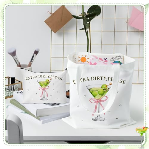 Green Martini Canvas Bags