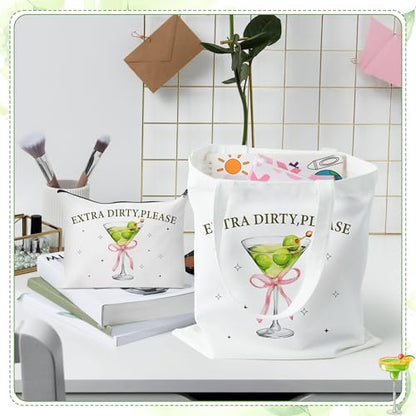Green Martini Canvas Bags