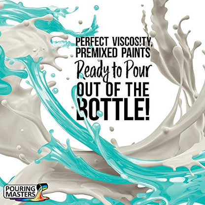 Pouring Masters Tropical Turquoise Ready to Pour Acrylic Pouring Paint (8 Fl Oz)