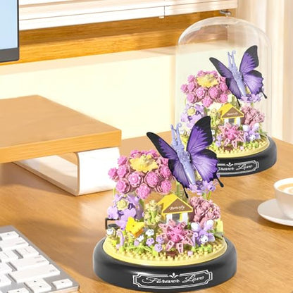 Flower Bouquet Building Set for Adults