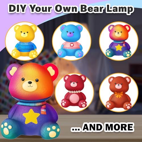 Paint Your Own Bear Lamp Kit
