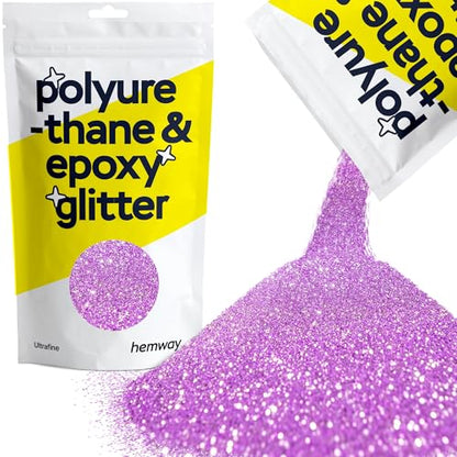 Resin Glitter Lavender Purple 100g Polyurethane & Epoxy Glitter (100 Gram)