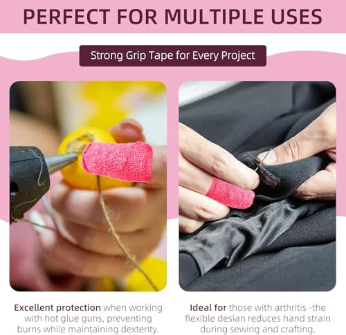 3Rolls Thimble Tape for Hand Sewing Multi