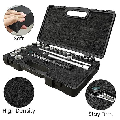 3 Pcs 16 x 12 x 2 Inches Foam Inserts for Cases (3 Count)