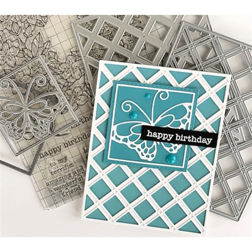 Cutting Dies Metal Stencils Scrapbooking Tools Flowers Lace Frame DIY Embossing Template for Paper Card Making Album Arts Crafts Supplies