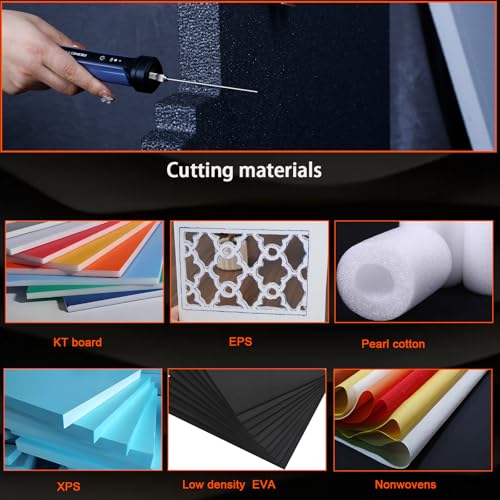 3-in-1 Hot Wire Foam Cutter, 662°F Styrofoam Cutter Kit, Blue