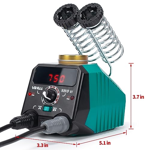 939D VI Dual Pen Wood Burning Kit with Digital Display with 20 Wire Nibs