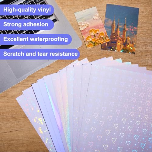 60 Sheets Holographic Laminate Sheets (60 Count)