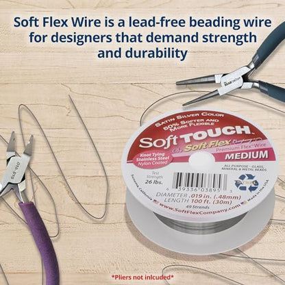 49 Strand Flexible Braided Beading Wire