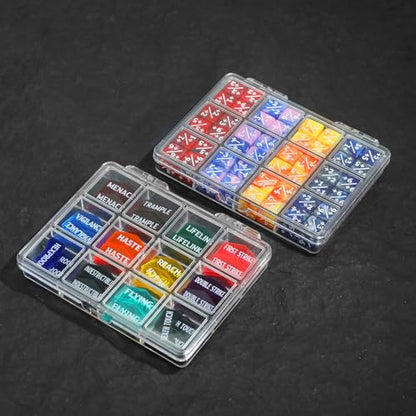 108PCS 12mm MTG Counter Dice +1