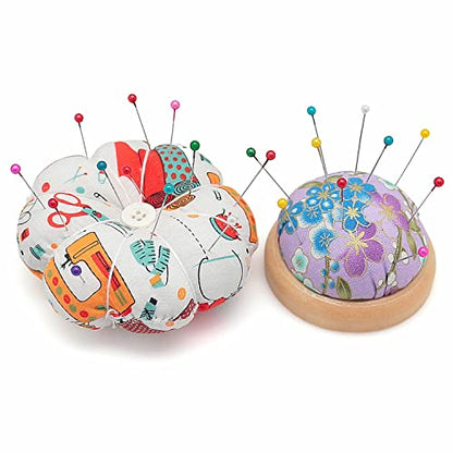 Wrist Pin Cushions Sewing Needle Cushion Holder Band Wearable Pincushions for Sewing