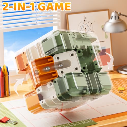 3D Rolling Ball Puzzle Maze Cube