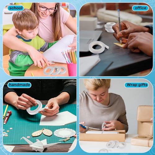 9 Rolls Double Sided Tape for Crafts (9 Count)