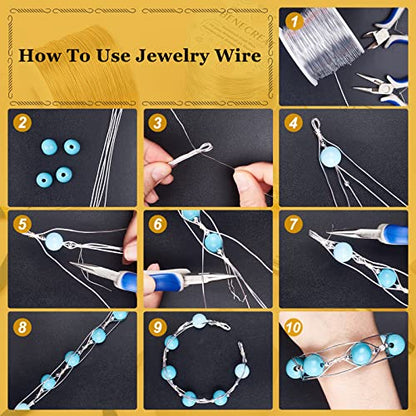 18 Gauge Jewelry Craft Aluminum Wire 492 Feet Bendable Metal Sculpting Wire for Craft Floral Model Skeleton Making (492 Foot)