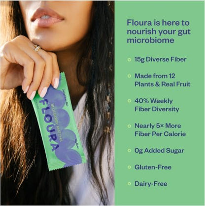 Blueberry Matcha Fiber Bars (21.6 Ounce)