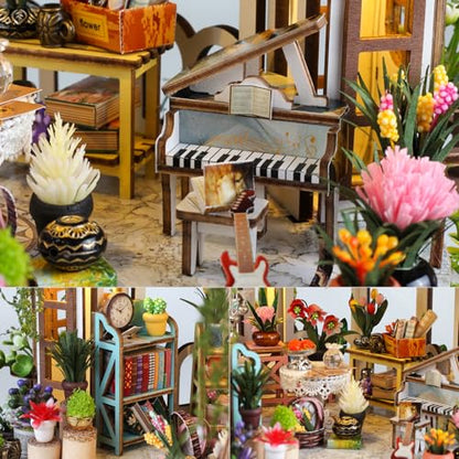 DIY Miniature House Kit with Furniture for Kids Teens Adults Aged 14+