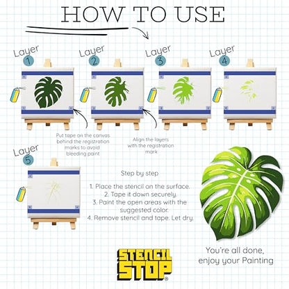 Personalized Custom Layered Stencils for Spray Painting
