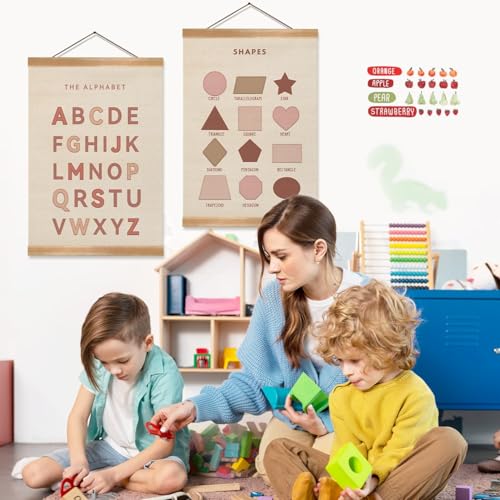 Alphabet Shapes Poster Set of 2 (2 Count)