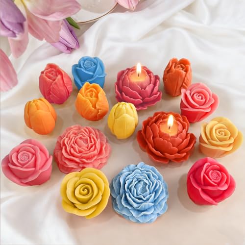 Flower Candle Molds