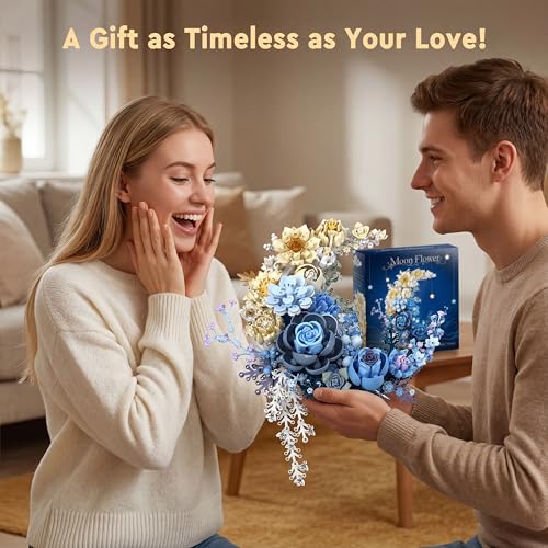 Blue Moon Flower Building Set (935 Count)