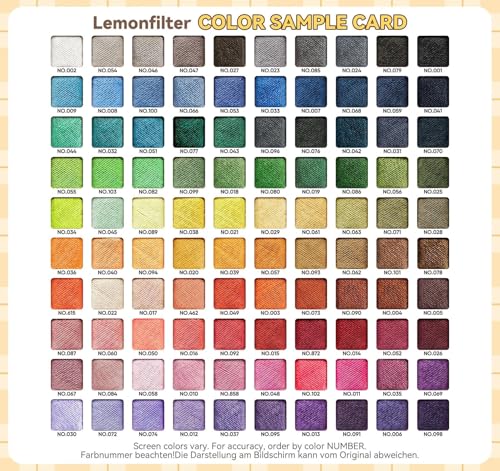 100 Color All Purpose Sewing Thread Assortment (100 Count)