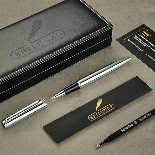Luxury Silver Rollerball Pen
