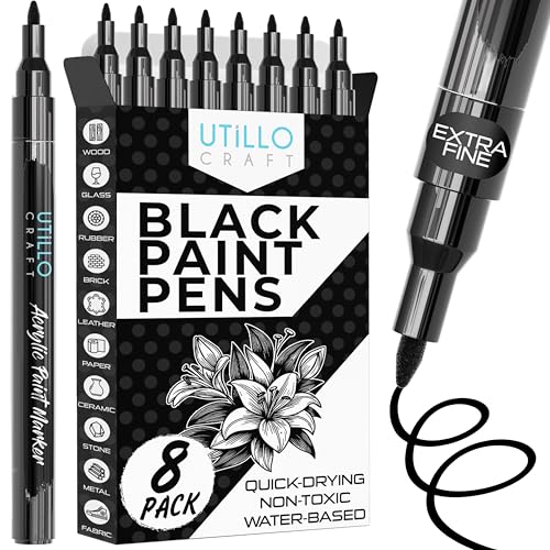 Black Paint Pen (8 Count)