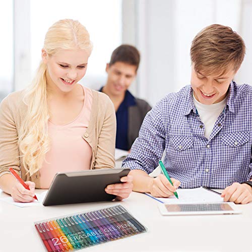26 Colors Erasable Gel Pens (26 Count)