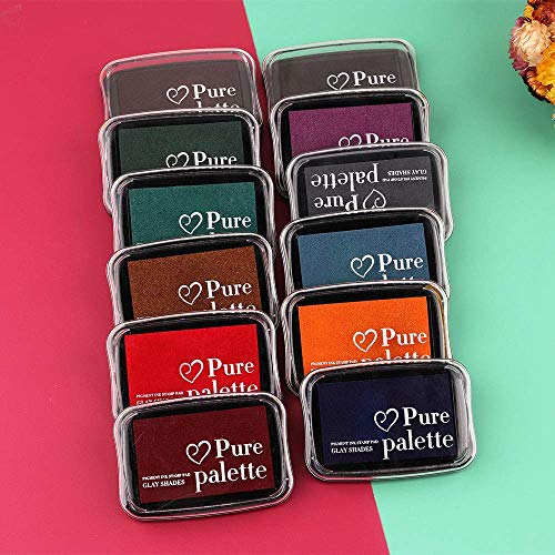 Ink Pad Set European Vintage Color Pigment Ink Pad