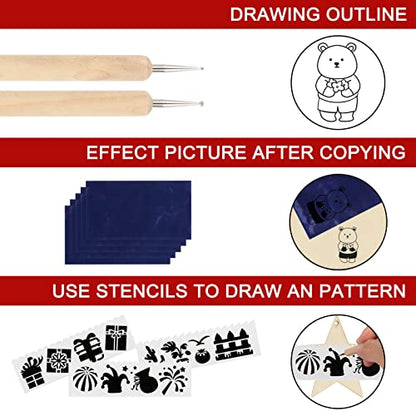 Wood Burning Kit for Beginners (73 Count)