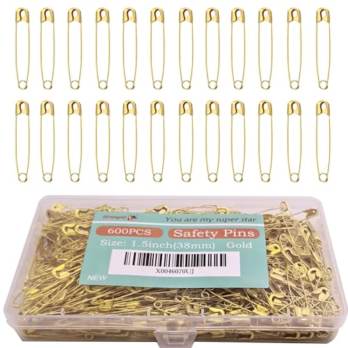 600PCS Safety Pins (600 Count)