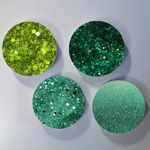 Green Glitter Sublimation Transfer Sheets for Heat Press Machine (8 Count)