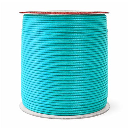 2mm Turquoise Waxed Cord (327 Foot)