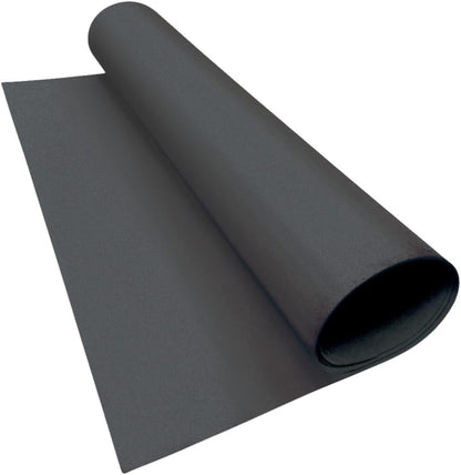 LotusFoam Large 3mm EVA Foam Sheet - 44"x 85" High Density Foam 130 kg/m3 for Cosplay, Costumes, Crafts, Flooring, Outdoor Use - 35 Colors (Dark Grey) - Dark Grey - Crafty Corner