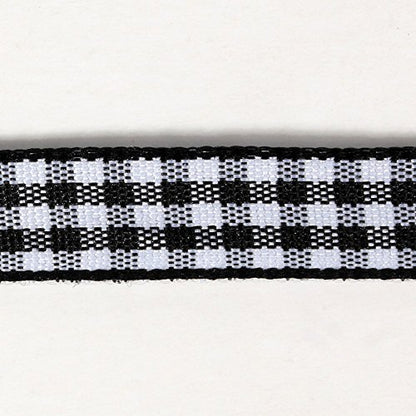 Buffalo Check Ribbon Black and White Gingham Ribbon 25 Yards for Crafts 3 (75 Foot)