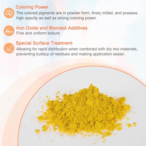 Iron Oxide Powder Concrete Pigment 800 Mesh 3.5oz (28.2 Ounce)