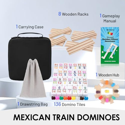 Mexican Train Dominoes Double 15
