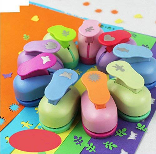 9 PCS Mini Paper Punches Sets Christmas Tree Snowflake and Circle Craft Hole Puncher Shape DIY Scrapbook Paper Cards Art Cutter Tool - Crafty Corner