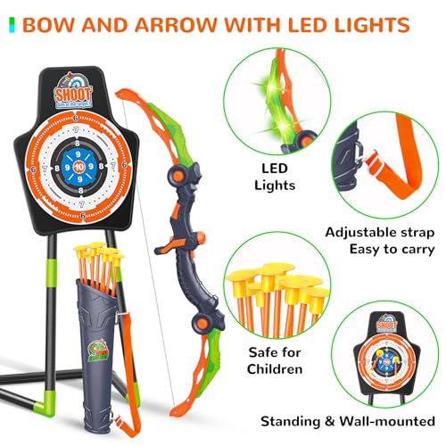 Bow and Arrow Toys for Kids (45 Count)