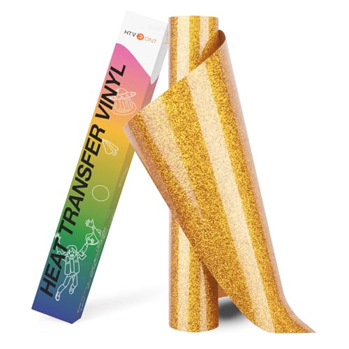 Gold Glitter HTV Vinyl