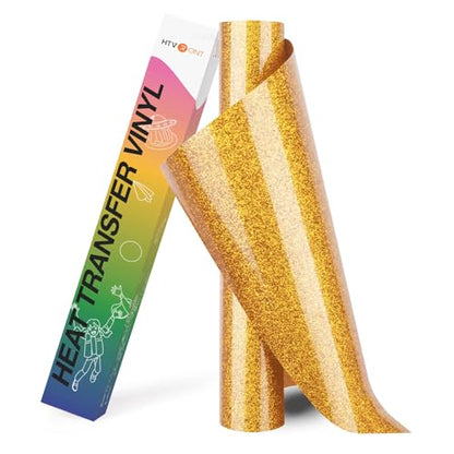 Gold Glitter HTV Vinyl